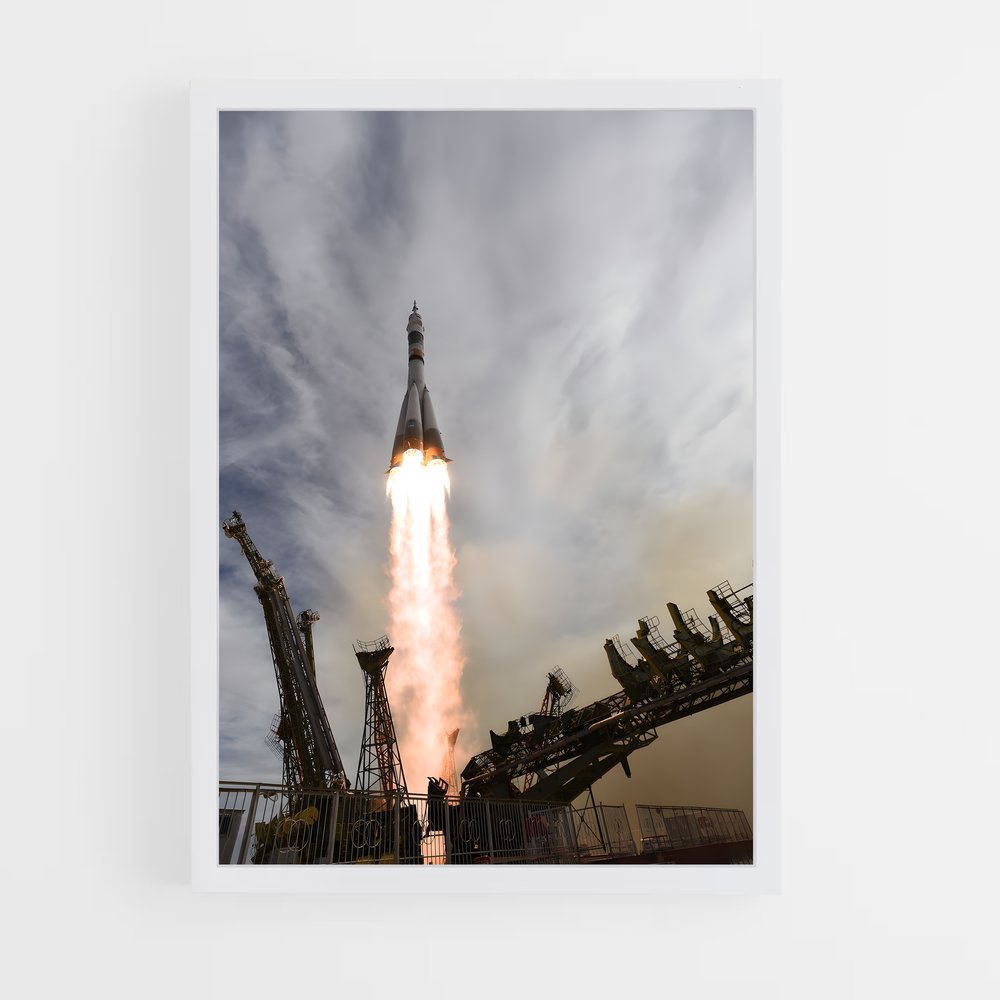 ap-soyuz spacecraft-4 cadre Blanc
