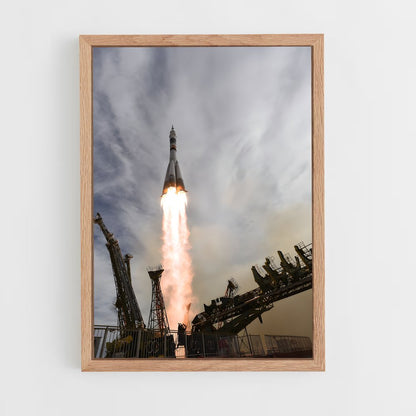 ap-soyuz spacecraft-4 cadre Bois clair