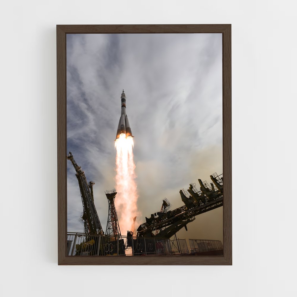 ap-soyuz spacecraft-4 cadre Bois foncé
