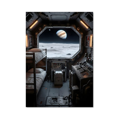 Poster Vue Lunaire