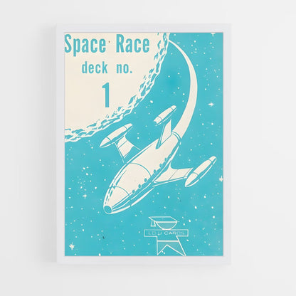 ap-space race-3 cadre Blanc