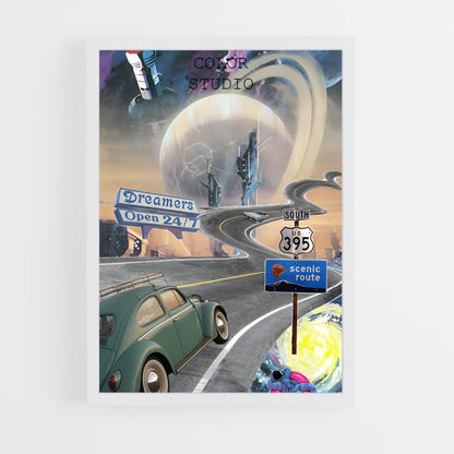 ap-space race-7 cadre Blanc