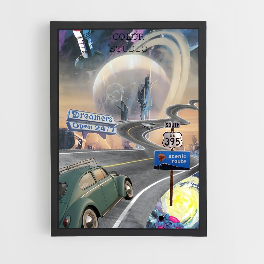 ap-space race-7 cadre Noir