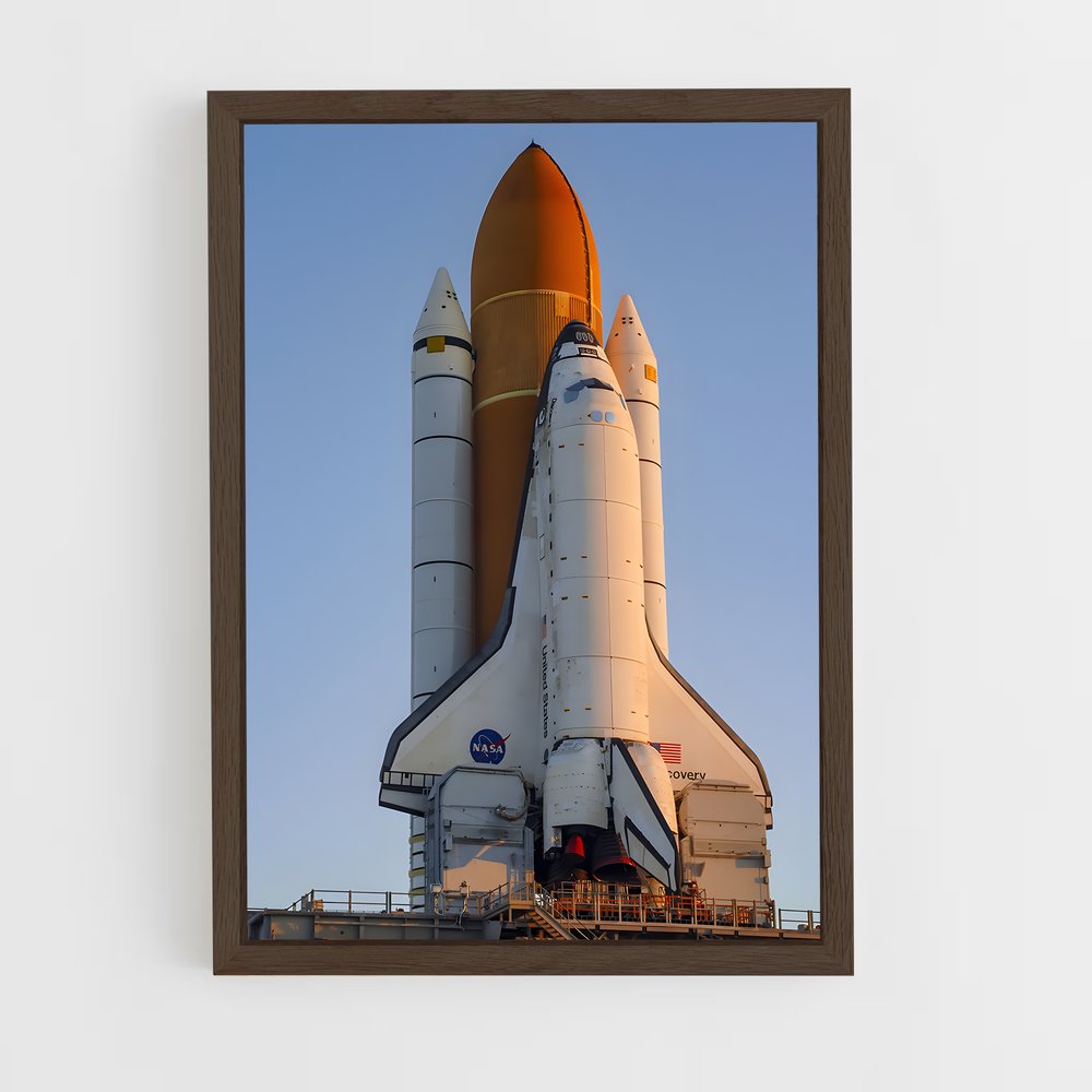 ap-space shuttle-1 cadre Bois foncé