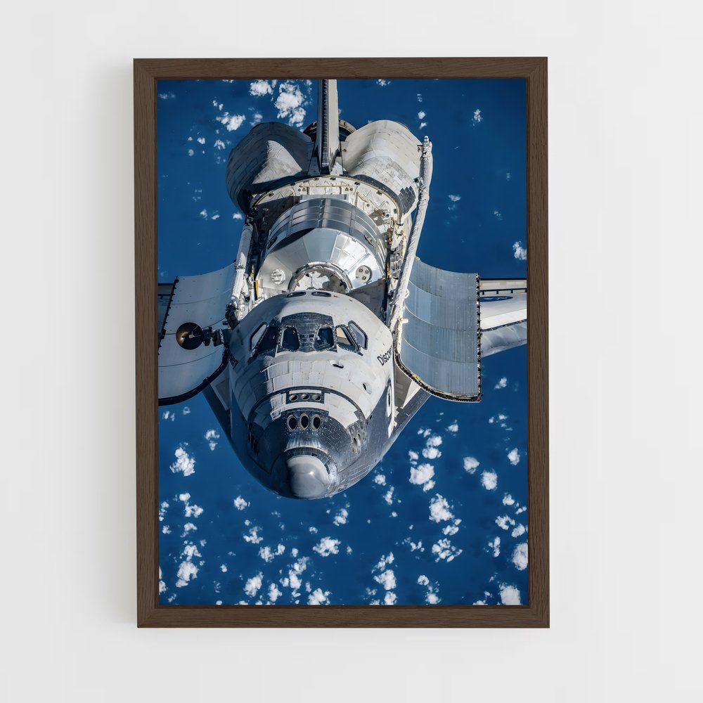 ap-space shuttle-6 cadre Bois foncé