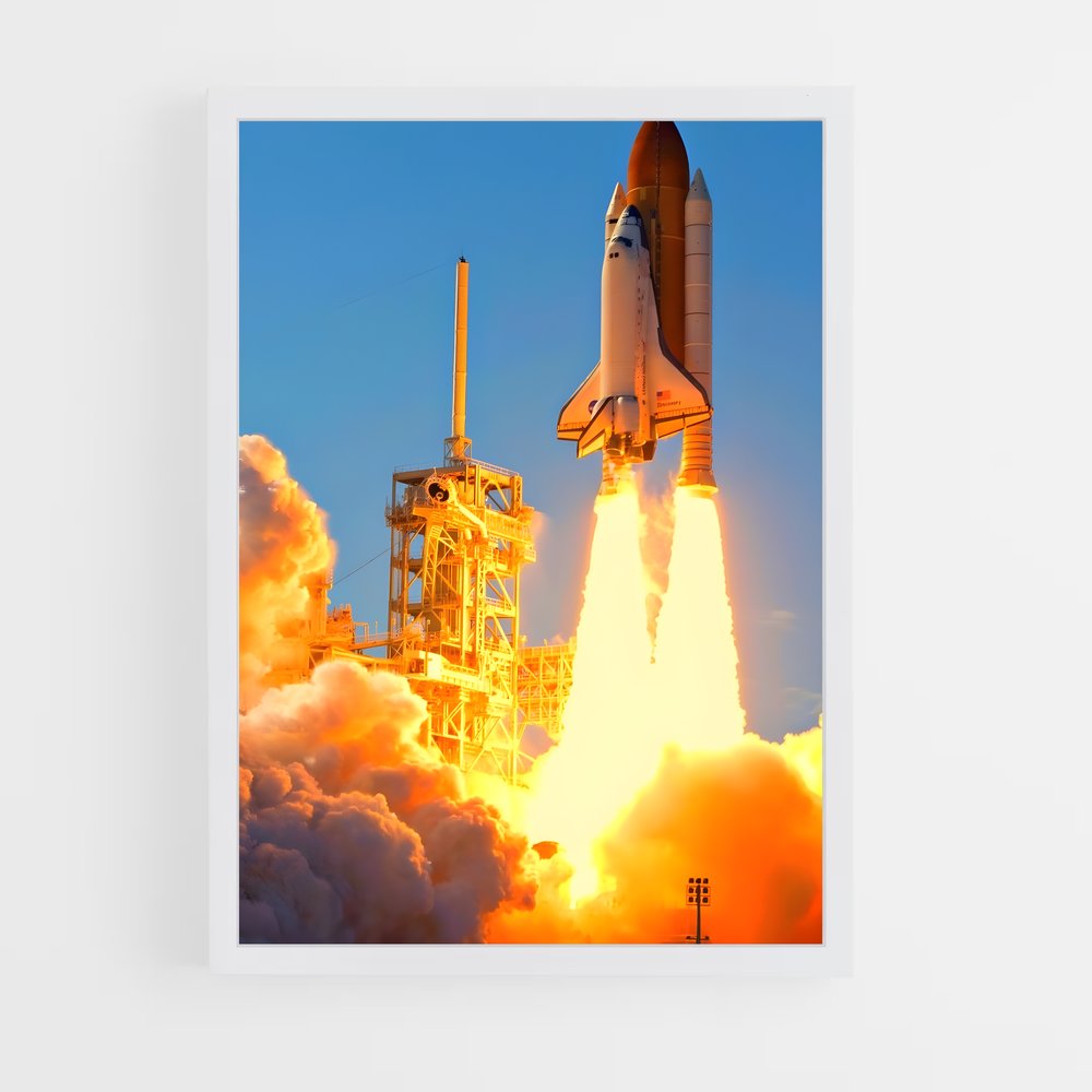 ap-space shuttle-8 cadre Blanc