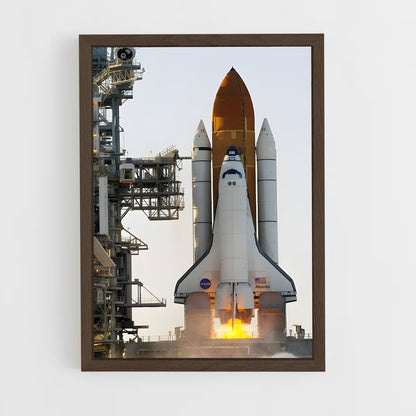 ap-space shuttle-9 cadre Bois foncé