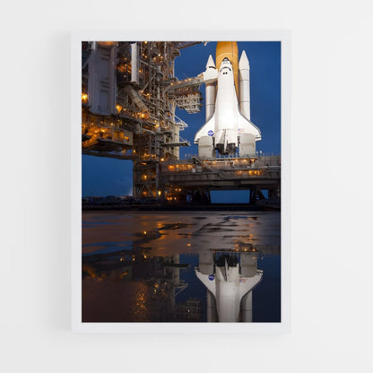 ap-space shuttle atlantis-2 cadre Blanc