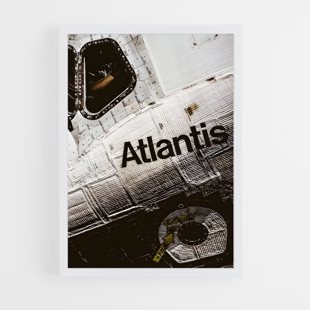 ap-space shuttle atlantis-6 cadre Blanc