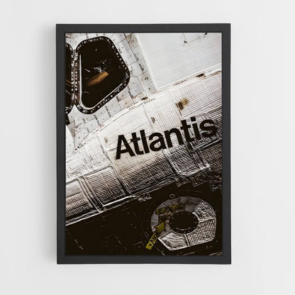 ap-space shuttle atlantis-6 cadre Noir