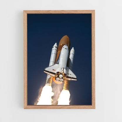 ap-space shuttle columbia-2 cadre Bois clair