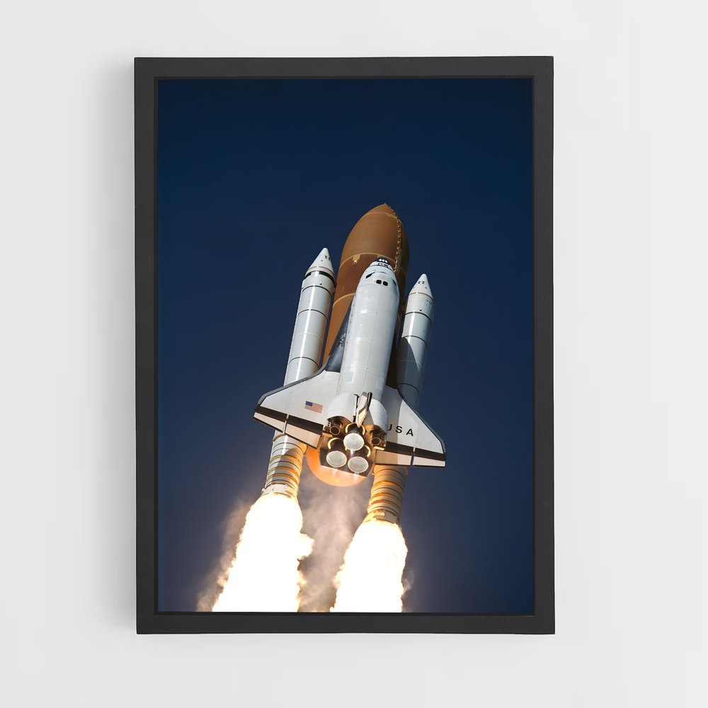 ap-space shuttle columbia-2 cadre Noir