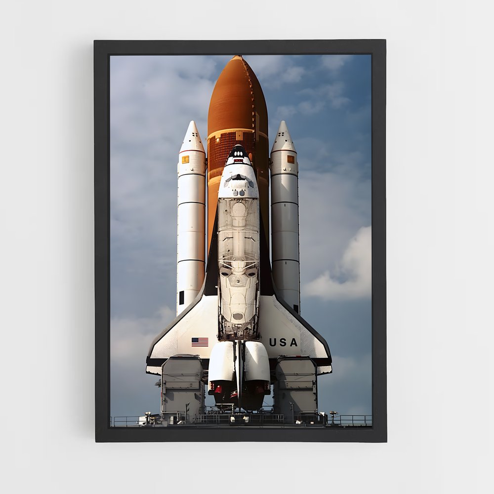 ap-space shuttle columbia-3 cadre Noir