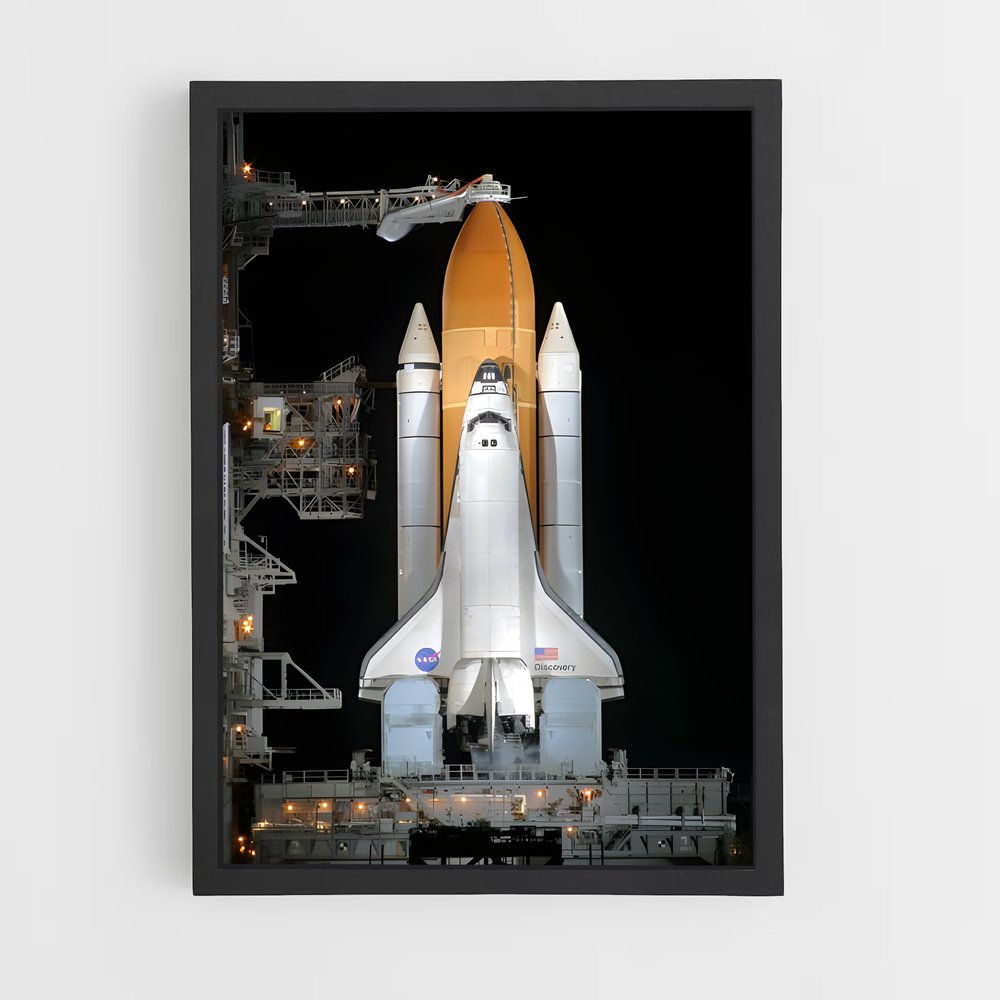 ap-space shuttle discovery-10 cadre Noir
