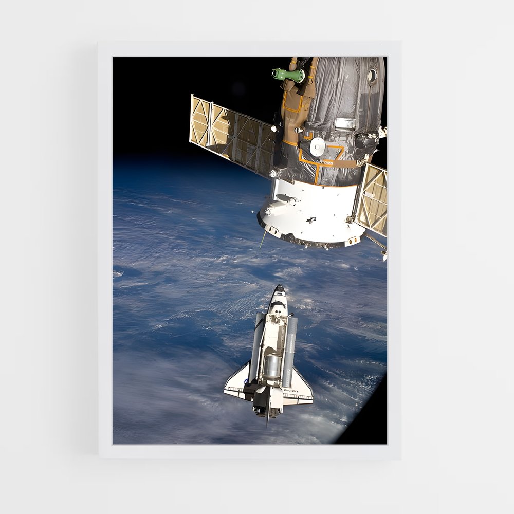 ap-space shuttle discovery-2 cadre Blanc