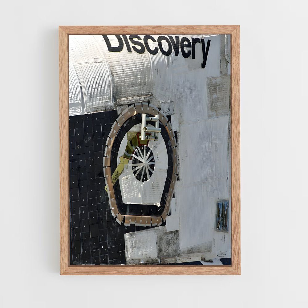 ap-space shuttle discovery-3 cadre Bois clair