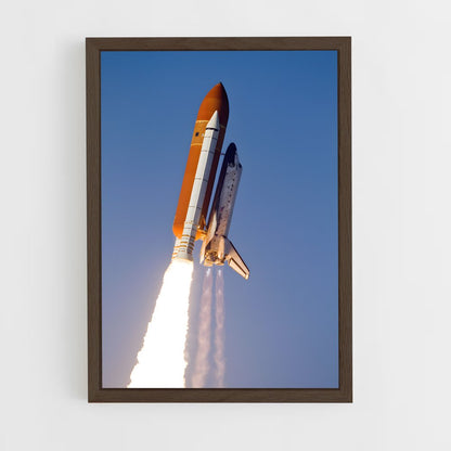 ap-space shuttle discovery-4 cadre Bois foncé