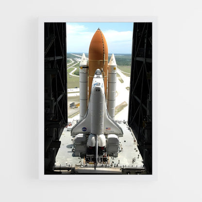 ap-space shuttle discovery-5 cadre Blanc