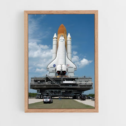 ap-space shuttle discovery-9 cadre Bois clair