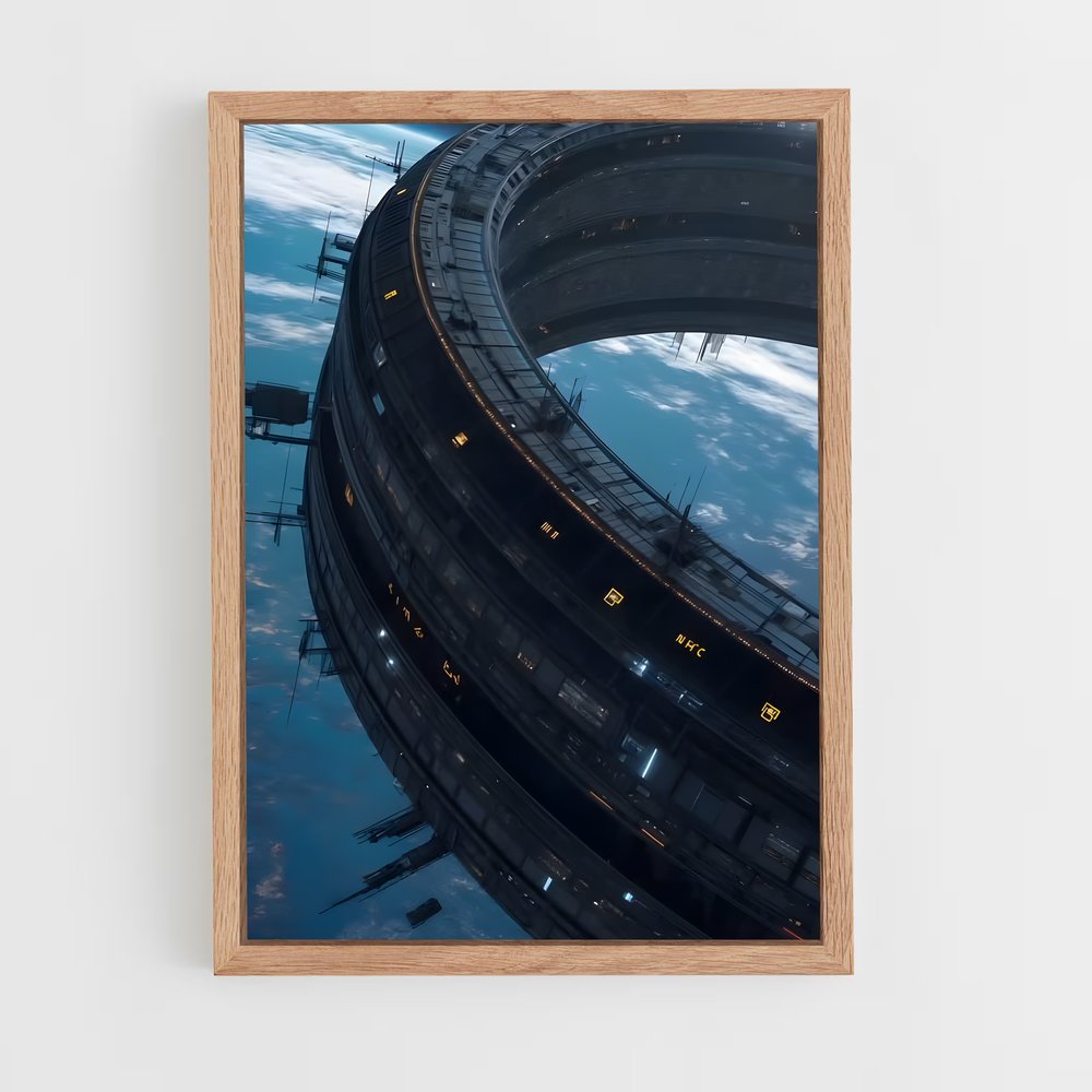 ap-space stations-1 cadre Bois clair