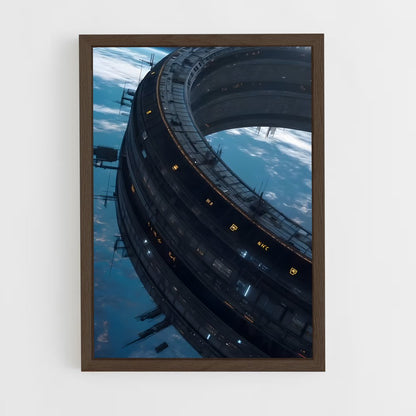 ap-space stations-1 cadre Bois foncé