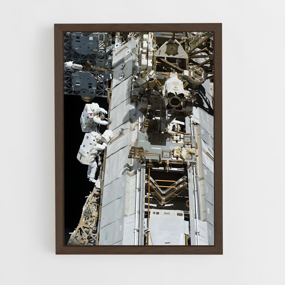 ap-space stations-3 cadre Bois foncé