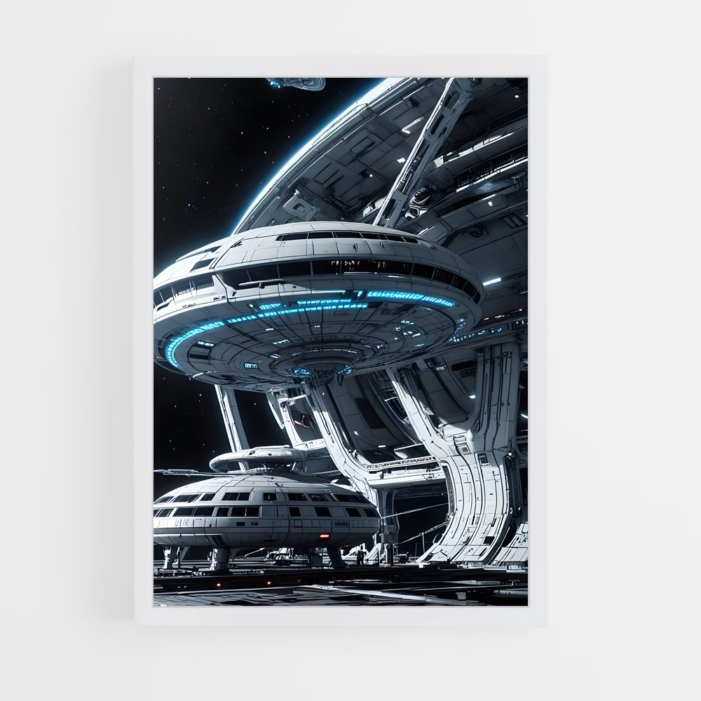 ap-space stations-4 cadre Blanc