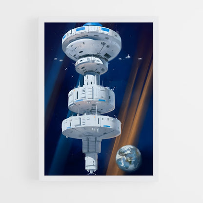 ap-space stations-8 cadre Blanc