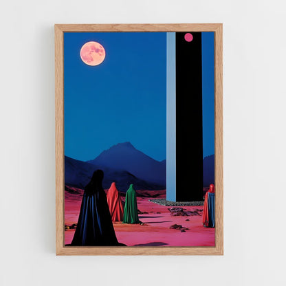 ap-space surrealism-2 cadre Bois clair
