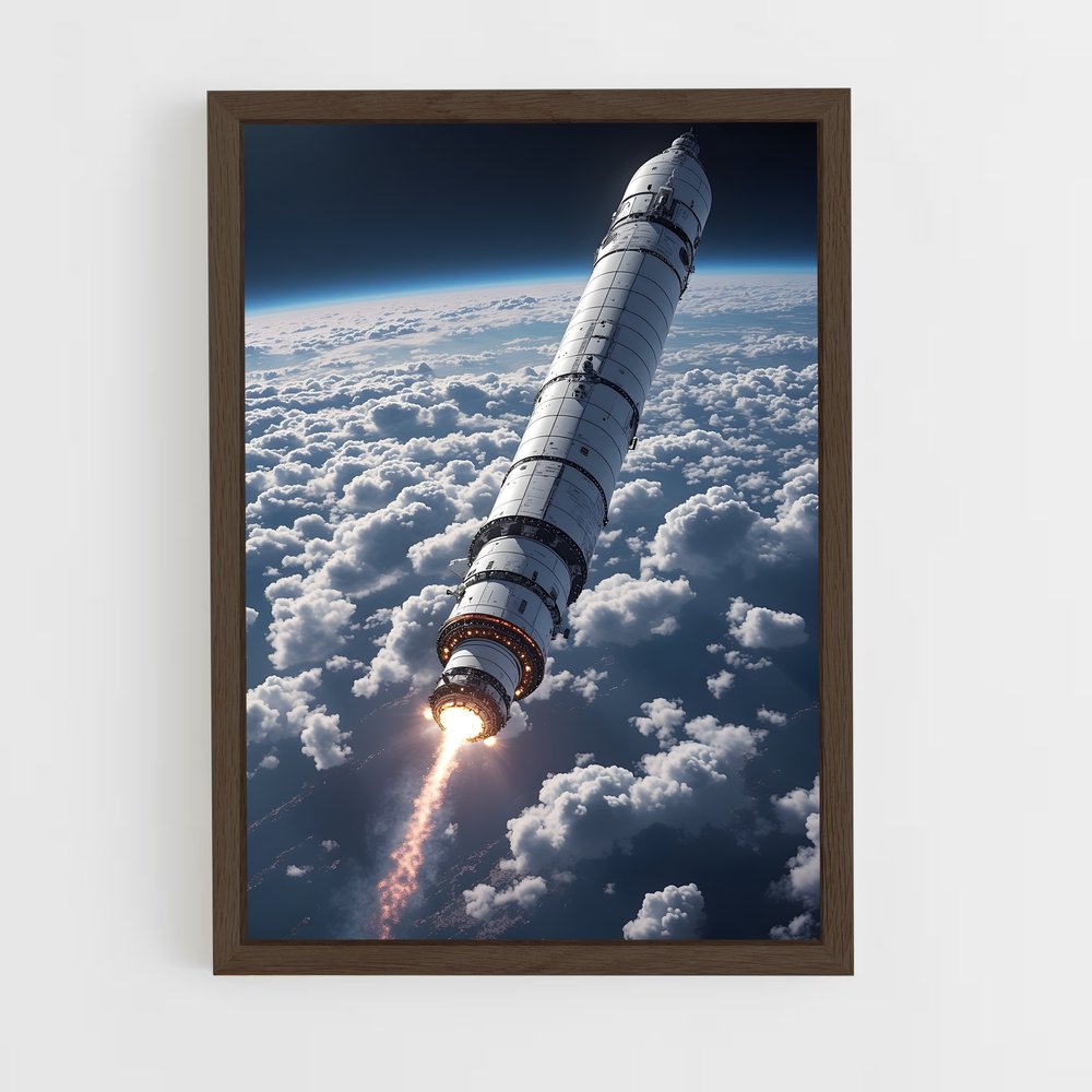 ap-spacecraft-2 cadre Bois foncé