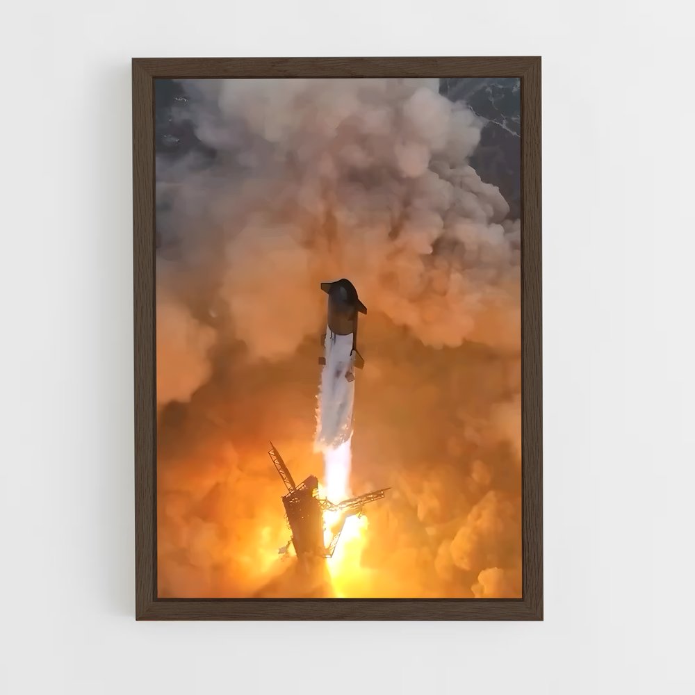 ap-spacex-1 cadre Bois foncé