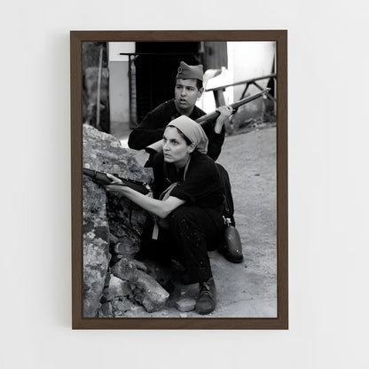 ap-spanish civil war-3 cadre Bois foncé