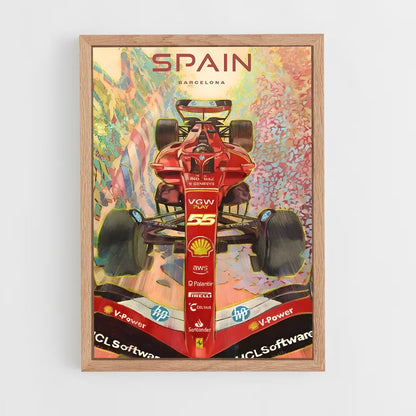 ap-spanish grand prix-1 cadre Bois clair