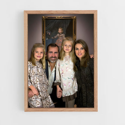 ap-spanish royal family-1 cadre Bois clair