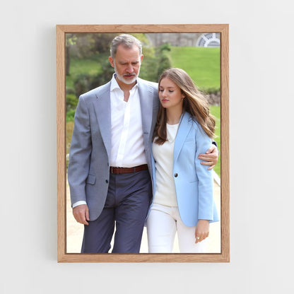 ap-spanish royal family-6 cadre Bois clair