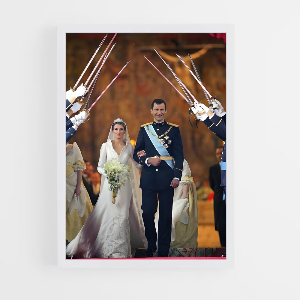 ap-spanish royal family-8 cadre Blanc