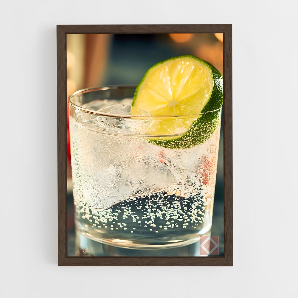ap-sparkling water-2 cadre Bois foncé