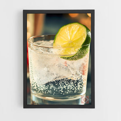ap-sparkling water-2 cadre Noir