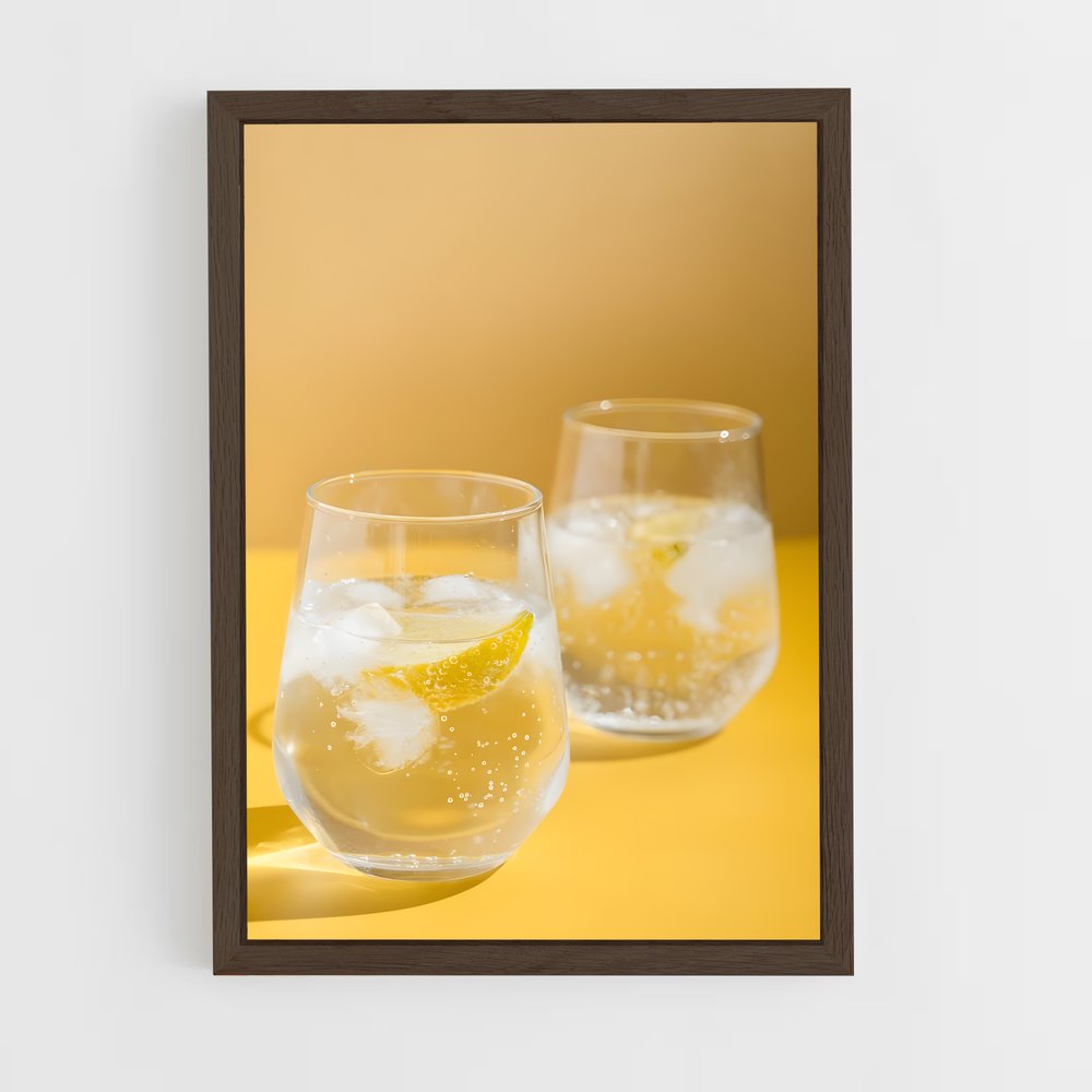 ap-sparkling water-3 cadre Bois foncé