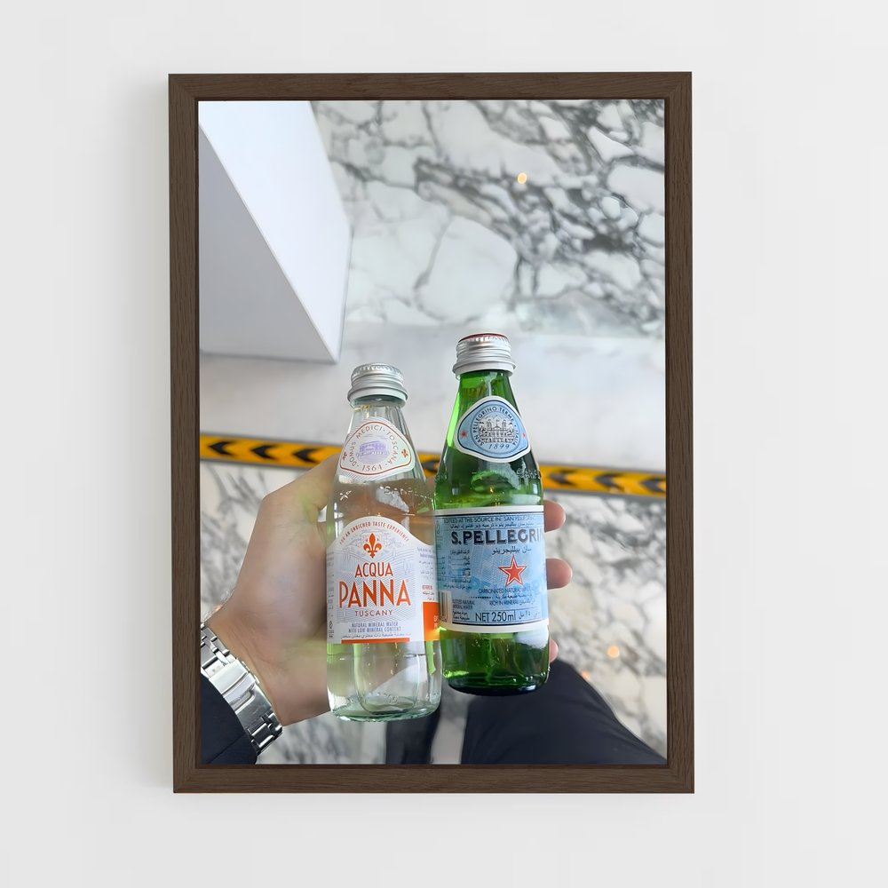 ap-sparkling water-4 cadre Bois foncé