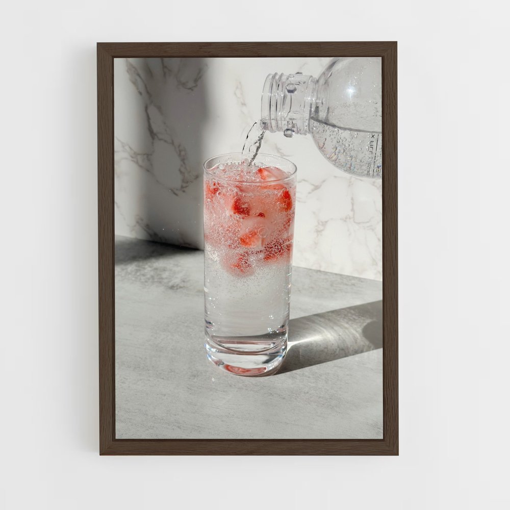 ap-sparkling water-6 cadre Bois foncé