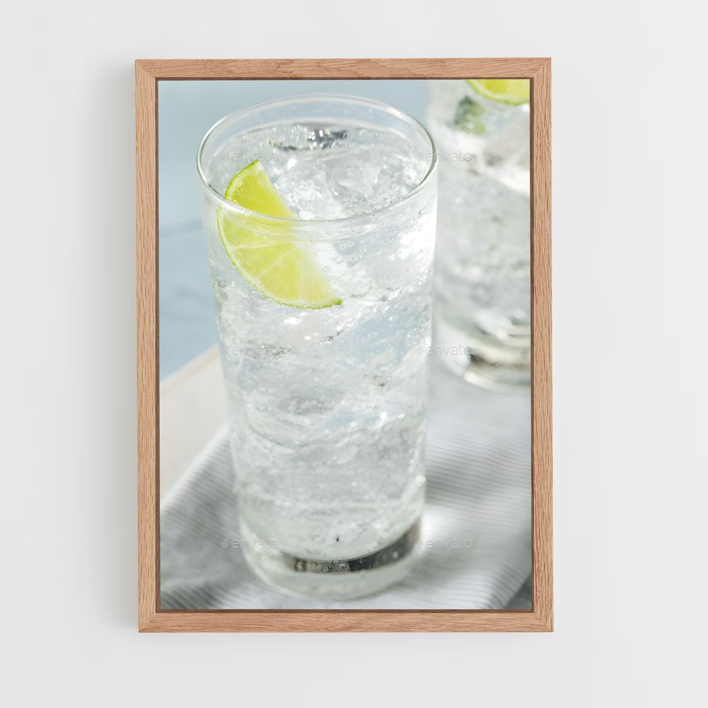 ap-sparkling water-8 cadre Bois clair