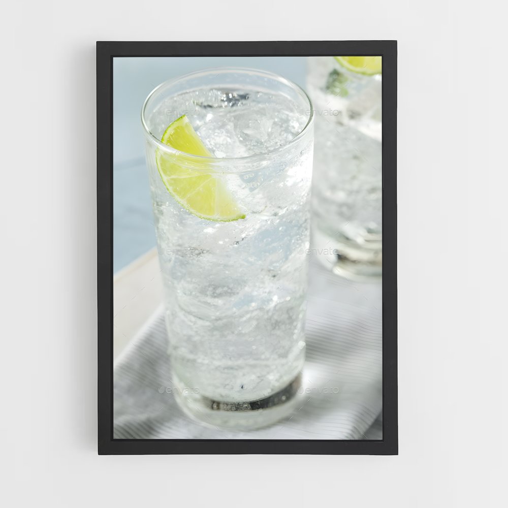 ap-sparkling water-8 cadre Noir
