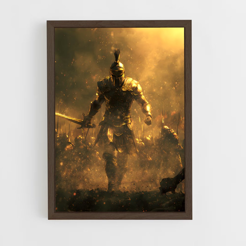 ap-spartan warrior-10 cadre Bois foncé
