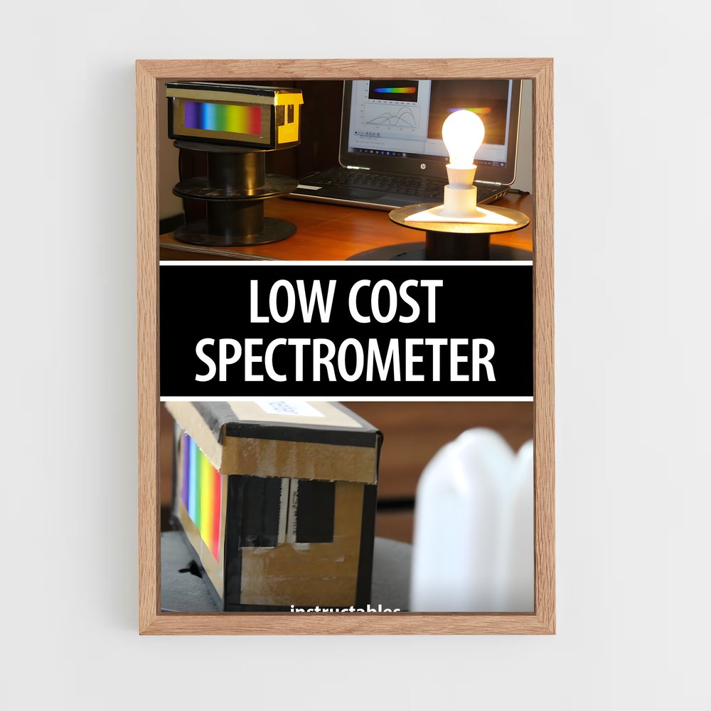 ap-spectroscope-4 cadre Bois clair