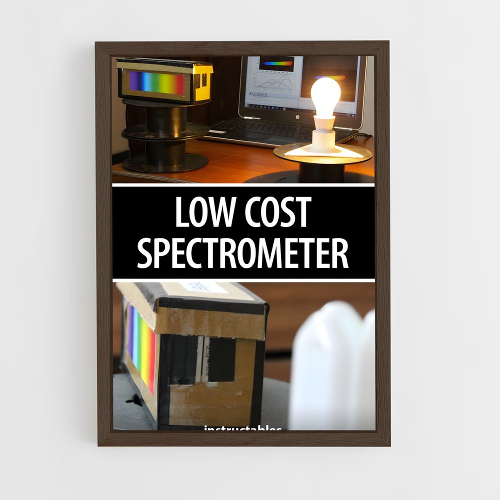 ap-spectroscope-4 cadre Bois foncé