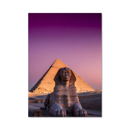 Poster Sphinx au Crépuscule
