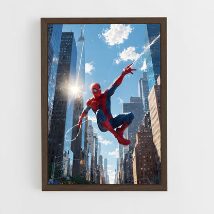 ap-spider man-3 cadre Bois foncé