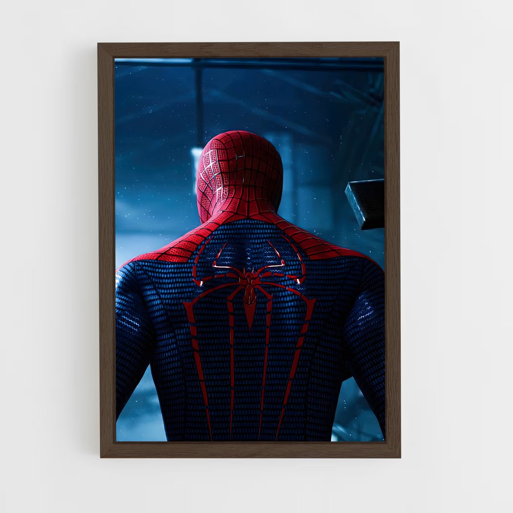 ap-spider man-6 cadre Bois foncé