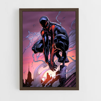 ap-spider man 2099-1 cadre Bois foncé